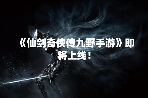 《仙剑奇侠传九野手游》即将上线！