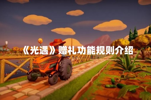 《光遇》赠礼功能规则介绍