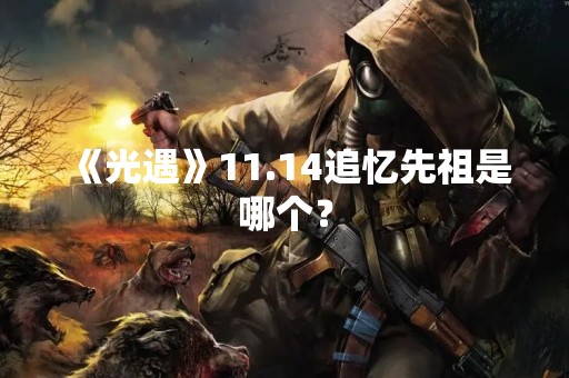 《光遇》11.14追忆先祖是哪个？