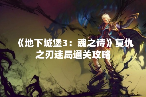 《地下城堡3：魂之诗》复仇之刃迷局通关攻略
