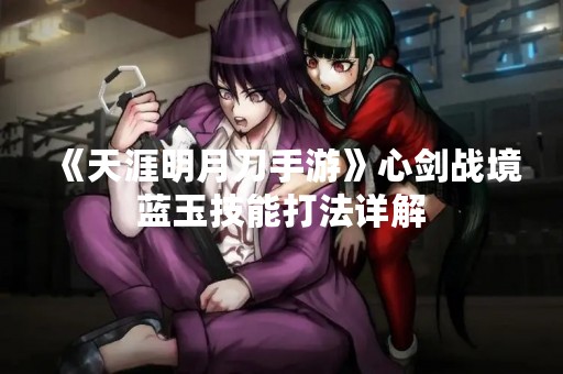 《天涯明月刀手游》心剑战境蓝玉技能打法详解