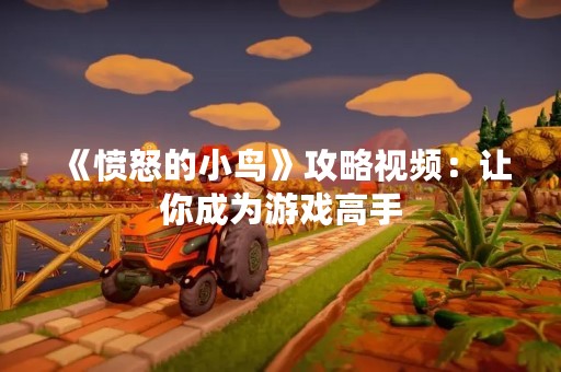 《愤怒的小鸟》攻略视频：让你成为游戏高手