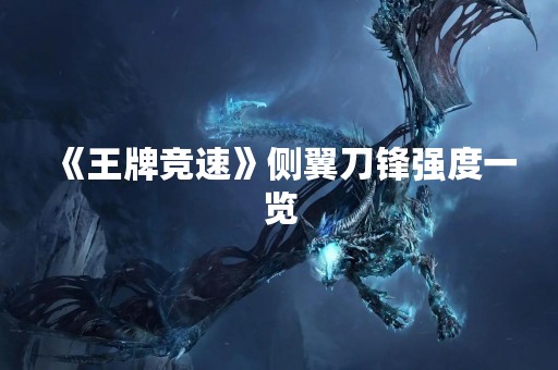 《王牌竞速》侧翼刀锋强度一览