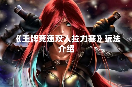 《王牌竞速双人拉力赛》玩法介绍
