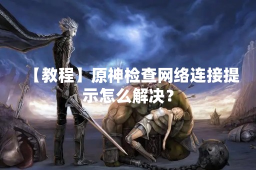 【教程】原神检查网络连接提示怎么解决？