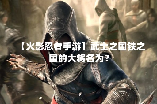 【火影忍者手游】武士之国铁之国的大将名为？