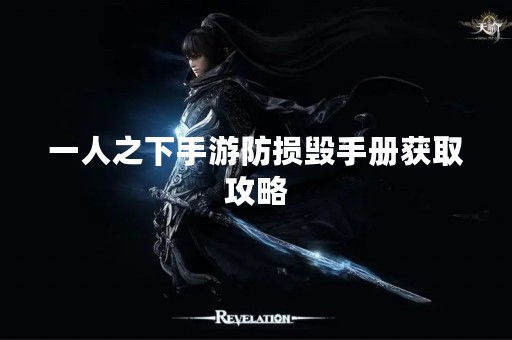 一人之下手游防损毁手册获取攻略