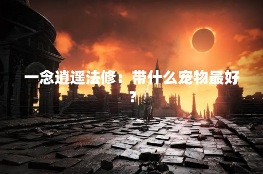 一念逍遥法修：带什么宠物最好？