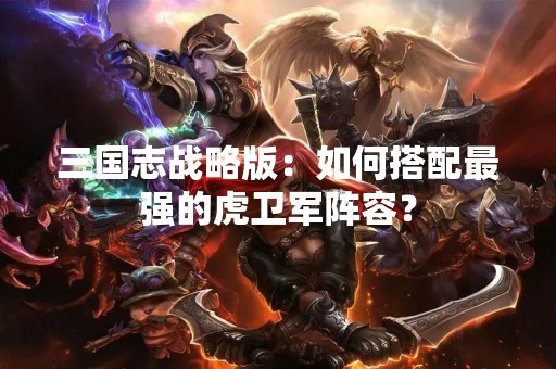 三国志战略版：如何搭配最强的虎卫军阵容？