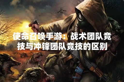 使命召唤手游：战术团队竞技与冲锋团队竞技的区别