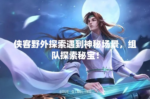 侠客野外探索遇到神秘场景，组队探索秘宝！