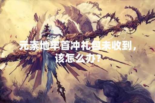 元素地牢首冲礼包未收到，该怎么办？