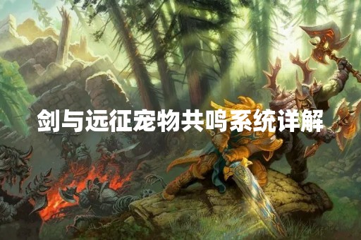 剑与远征宠物共鸣系统详解