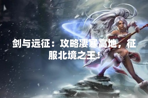 剑与远征：攻略凄寒高地，征服北境之王！