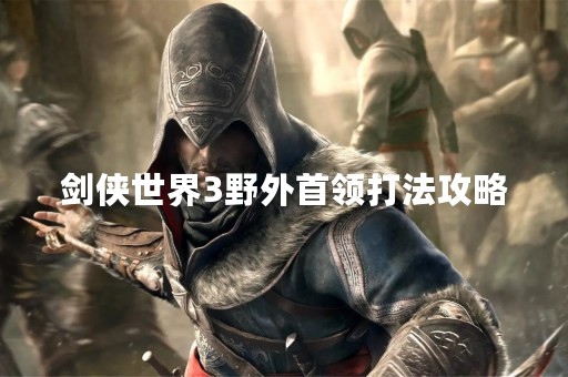剑侠世界3野外首领打法攻略