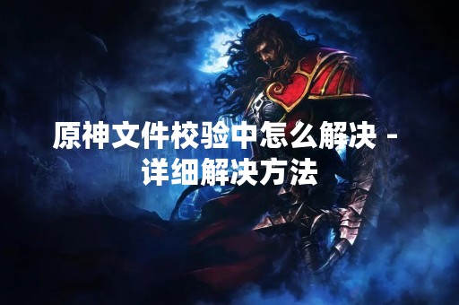 原神文件校验中怎么解决 - 详细解决方法
