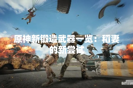 原神新锻造武器一览：稻妻的新尝试
