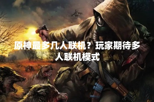 原神最多几人联机？玩家期待多人联机模式