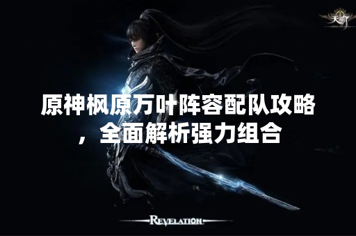 原神枫原万叶阵容配队攻略，全面解析强力组合