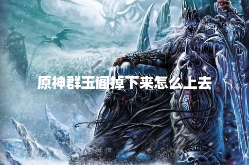 原神群玉阁掉下来怎么上去
