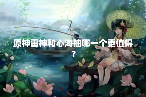 原神雷神和心海抽哪一个更值得？