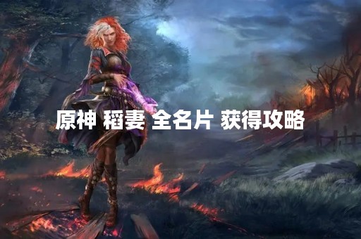 原神 稻妻 全名片 获得攻略