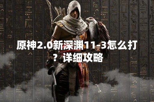 原神2.0新深渊11-3怎么打？详细攻略
