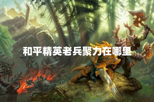和平精英老兵聚力在哪里