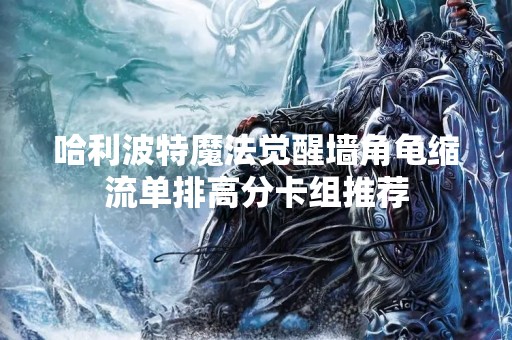 哈利波特魔法觉醒墙角龟缩流单排高分卡组推荐