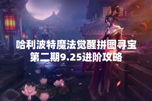 哈利波特魔法觉醒拼图寻宝第二期9.25进阶攻略