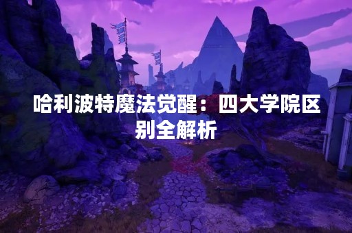 哈利波特魔法觉醒：四大学院区别全解析