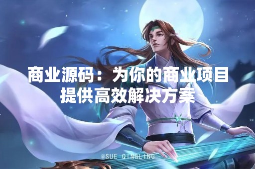 商业源码：为你的商业项目提供高效解决方案