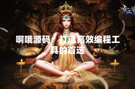 啊哦源码：打造高效编程工具的首选