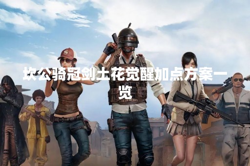 坎公骑冠剑土花觉醒加点方案一览