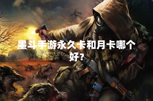 墨斗手游永久卡和月卡哪个好？