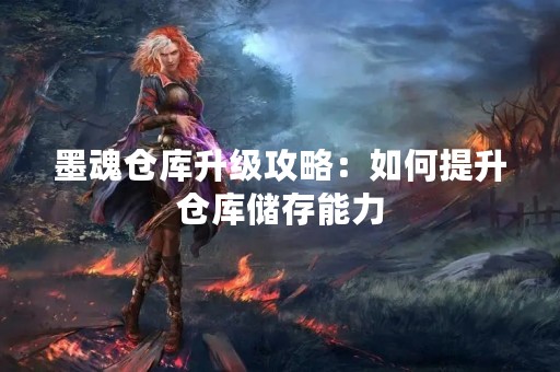 墨魂仓库升级攻略：如何提升仓库储存能力