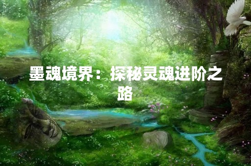 墨魂境界：探秘灵魂进阶之路