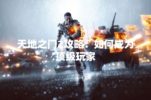 天地之门2攻略：如何成为顶级玩家