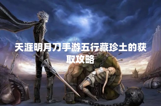 天涯明月刀手游五行藏珍土的获取攻略