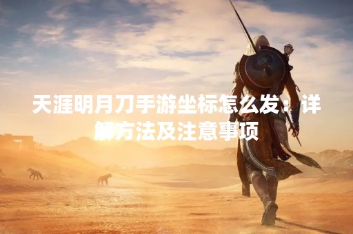 天涯明月刀手游坐标怎么发：详解方法及注意事项