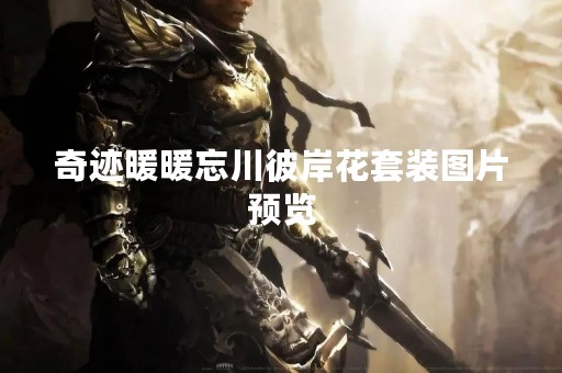 奇迹暖暖忘川彼岸花套装图片预览