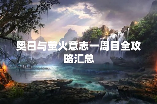 奥日与萤火意志一周目全攻略汇总