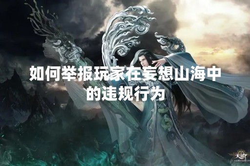 如何举报玩家在妄想山海中的违规行为
