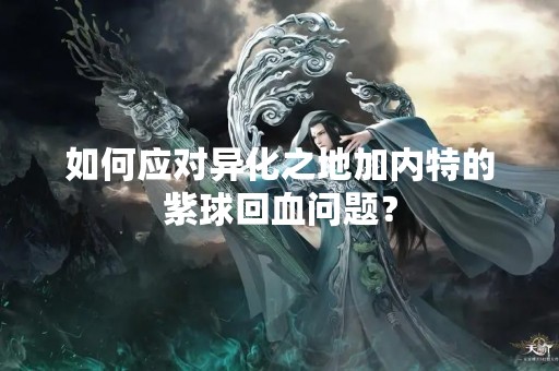 如何应对异化之地加内特的紫球回血问题？
