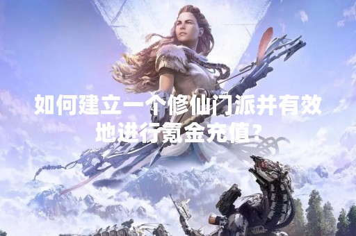 如何建立一个修仙门派并有效地进行氪金充值？