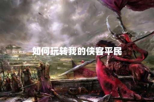 如何玩转我的侠客平民