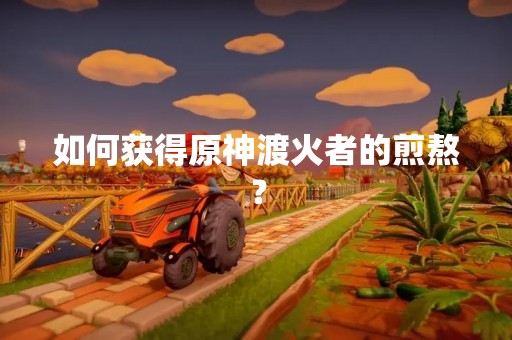 如何获得原神渡火者的煎熬？