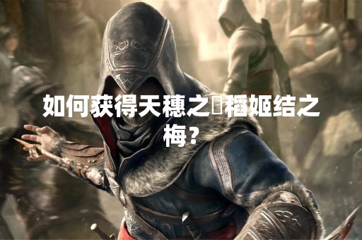 如何获得天穗之咲稻姬结之梅？