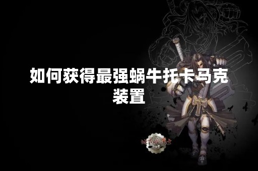 如何获得最强蜗牛托卡马克装置