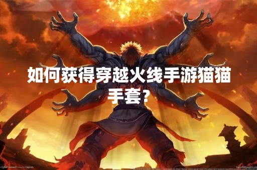 如何获得穿越火线手游猫猫手套？